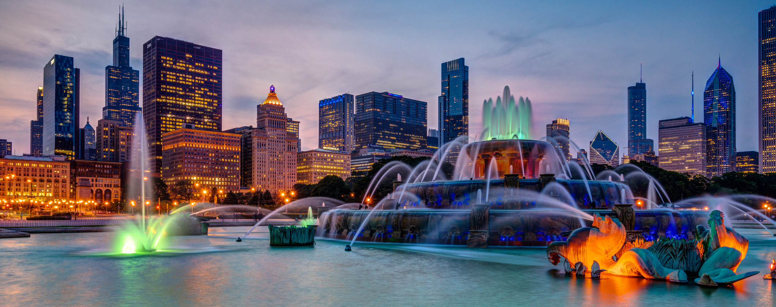 Grant Park 25 Minute Walk from River Hotel, Chicago